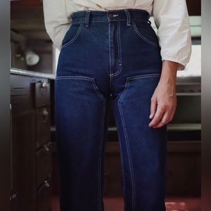 Size 2 Rudy Jude utility pants, small blemish on pocket tag, 100% organic cotton